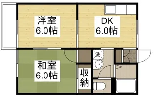 ソレイユキノミA棟【2階】の間取り