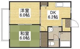 ハイツマーベリック【2階】の間取り