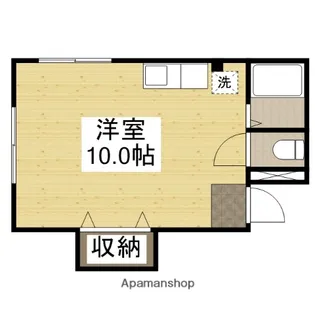 フレール津倉【3階】の間取り
