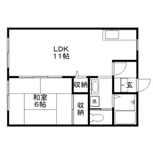 ライフステージ【105号室号室】の間取り