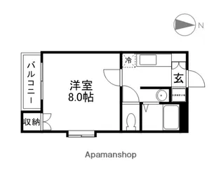 サンガーデン今【101号室】の間取り