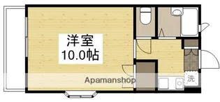 フレンドリー【106号室】の間取り