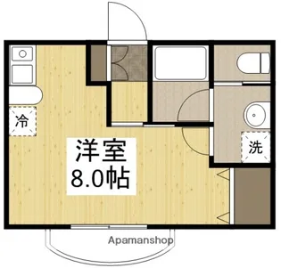 ルービン富町【1階】の間取り