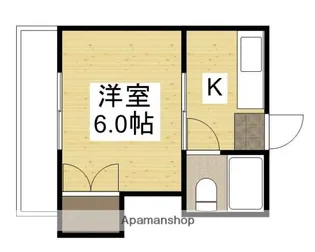 ホワイトメゾン津島E【1階】の間取り