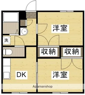 パルフィオーレF【1階】の間取り