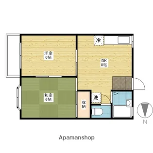 ロイヤル瀬戸【2階】の間取り
