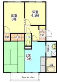 ロジュマン湊A【101号室】の間取り
