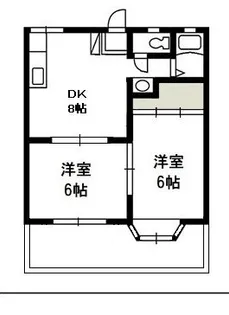 グランドールA【1階】の間取り