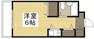 ホーメストハイツ蕃山町【5階】の間取り