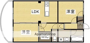 ビーキーパーズ山形 東Ⅴ号館【102号室】の間取り