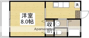 コーポ花水木【1階】の間取り