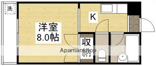 メゾンフルールⅡ【3階】の間取り