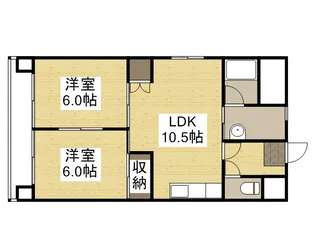 栄光ビル【5階】の間取り