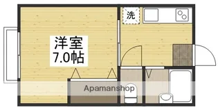 サンハイツA【1階】の間取り