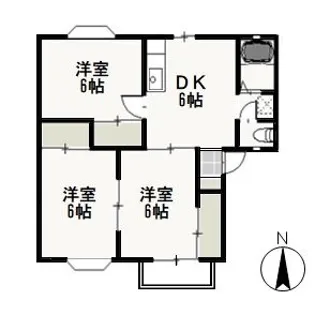 プラントコート A【2階】の間取り