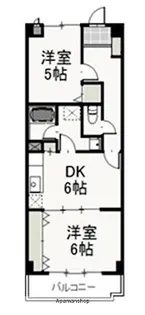 グレースマンションエルフ【2階】の間取り