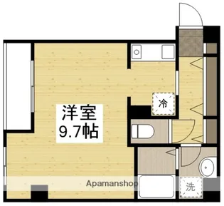 エディフィシオ横内【804号室】の間取り