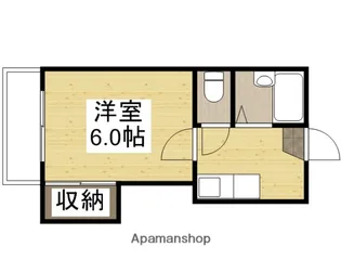 プラージュアン【1階】の間取り