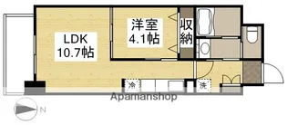 STUDIO昭和町【602号室】の間取り