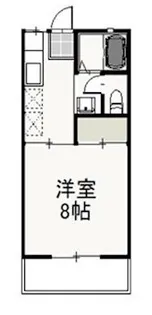 クライン・ブリュッケB【1階】の間取り