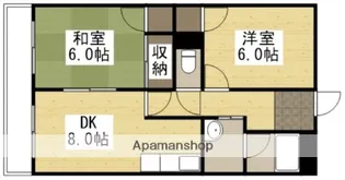 シティハイツ清水【606号室】の間取り