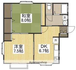 アルエット【1階】の間取り