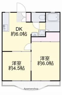 サンパーク青江A【2階】の間取り