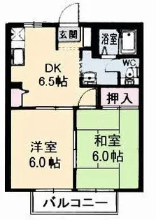 リバーサイド庄内【2階】の間取り