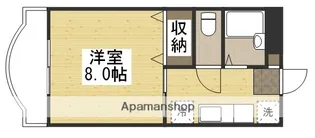 グランディス【406号室】の間取り
