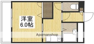 エスポアール21A【106号室】の間取り