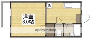 パールハイツB棟【206号室】の間取り