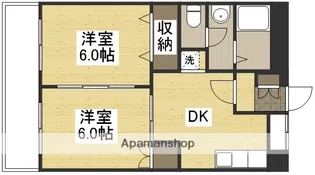 西川コーポ【5階】の間取り