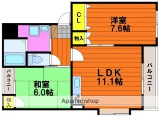 ロイヤルコート【3階】の間取り