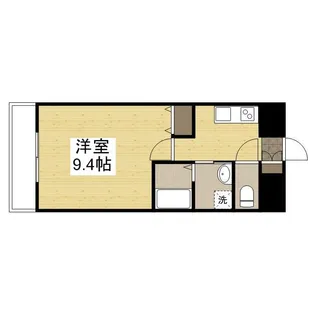 ノーブルハイム岡山【6階】の間取り