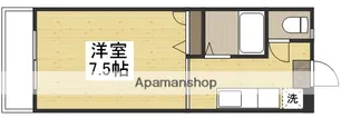 ビューラージュネス【1階】の間取り