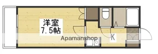 カーサ城北弐番館【2階】の間取り