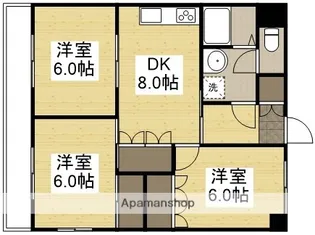 ブライトン円山【403号室】の間取り