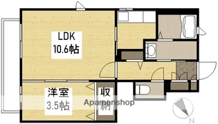 リヴァージュ【1階】の間取り