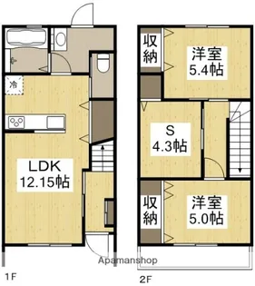 アーバンガーデン【1階】の間取り