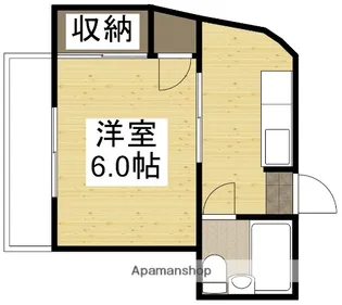 コーポ中山【306号室】の間取り