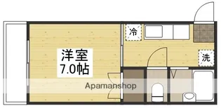 コーポパロス【3階】の間取り