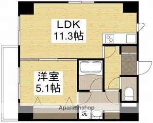 OWLSTYLE KANDACHO【602号室】の間取り