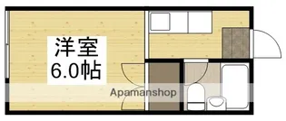 コーポマルヤマ【201号室】の間取り