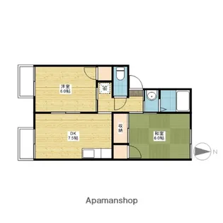 グランドール藤岡【2階】の間取り