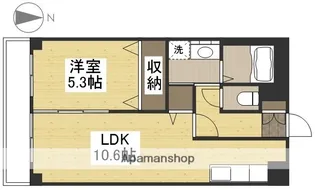 フィネス平田公園【1階】の間取り