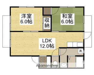 グリーンハウス A【2階】の間取り