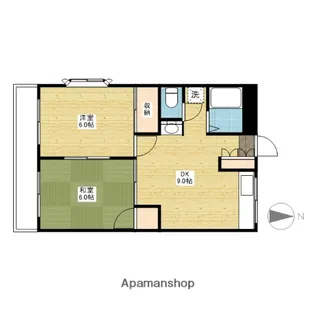 センチュリー清水【1階】の間取り