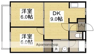 サンパレスえなみ【205号室】の間取り