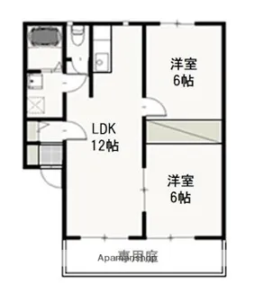 サンベール【1階】の間取り