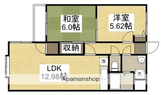 メゾンドール青江【1階】の間取り